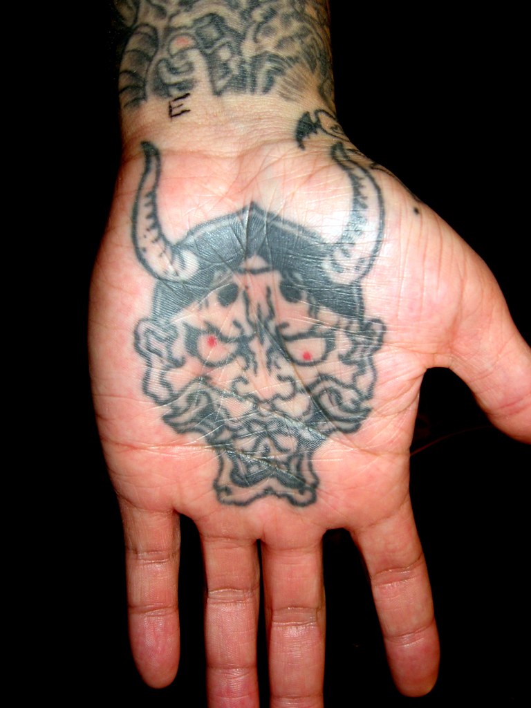 Hector Fong's Hand Palm Tattoo by Scott Sylvia Rock of Age… Flickr