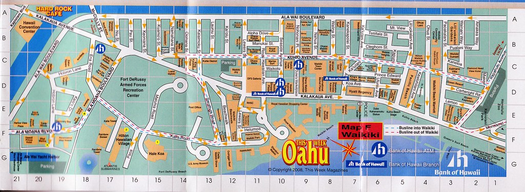 Map Of Waikiki Hotels Waikiki Map Hotel Waikiki Map Hotel Aprilynn Flickr