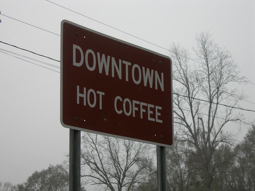 Downtown Hot Coffee Sign Hot Coffee, Mississippi Flickr