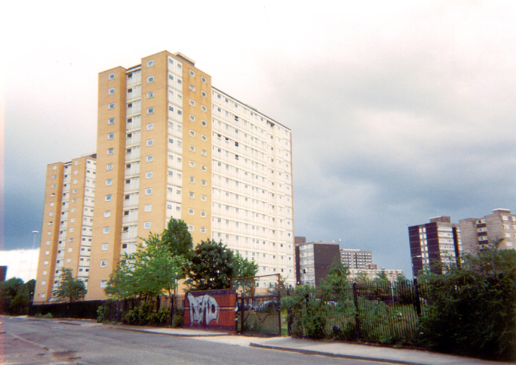 Eddie Colman Court and John Lester Court Salford, May 2003… Flickr