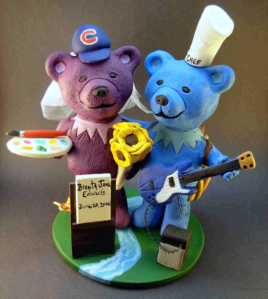 Rock and Roll Bears Wedding Cake Topper Rock and Roll Bear… Flickr