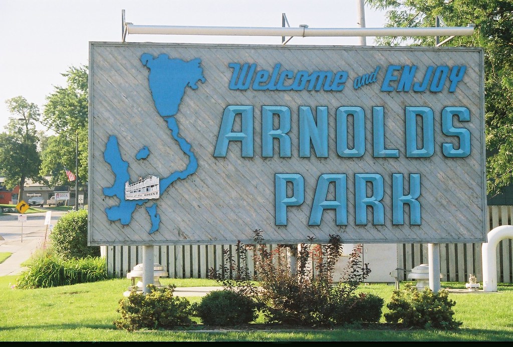 Arnolds Park Sign sign to Arnolds Park located i… Flickr
