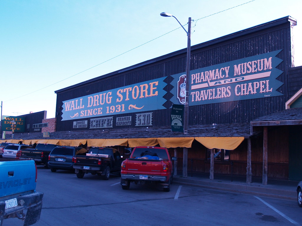 Wall Drug Exterior The exterior of Wall Drug Store shortly… Flickr