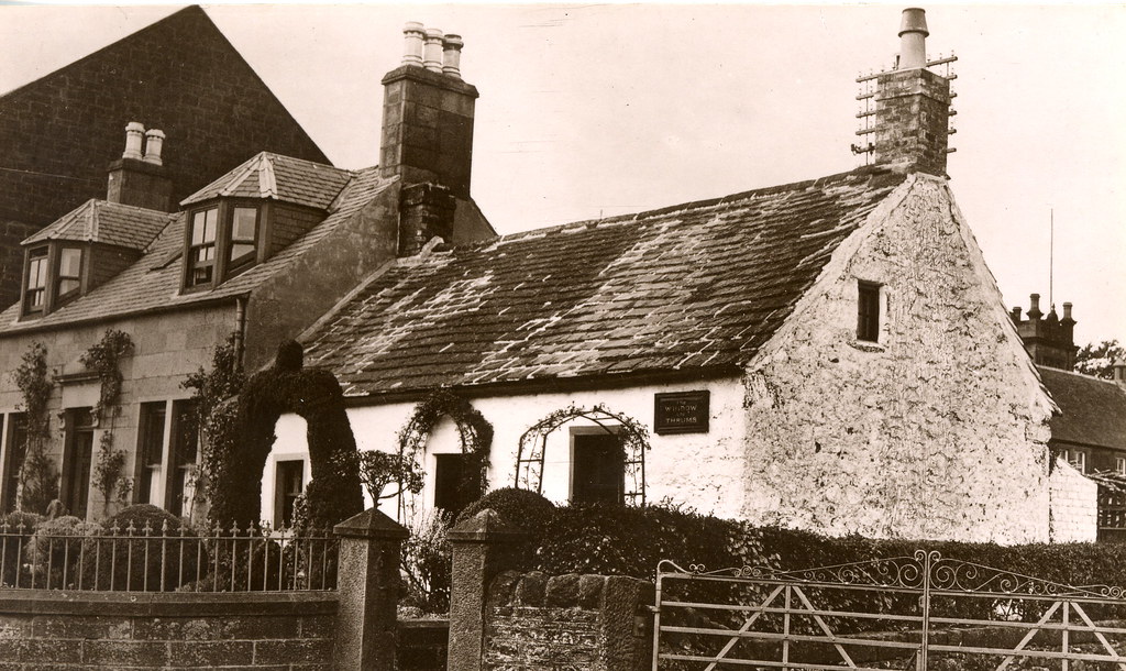 Old postcard of Window in Thrums, Southmuir, Kirriemuir wi… Flickr