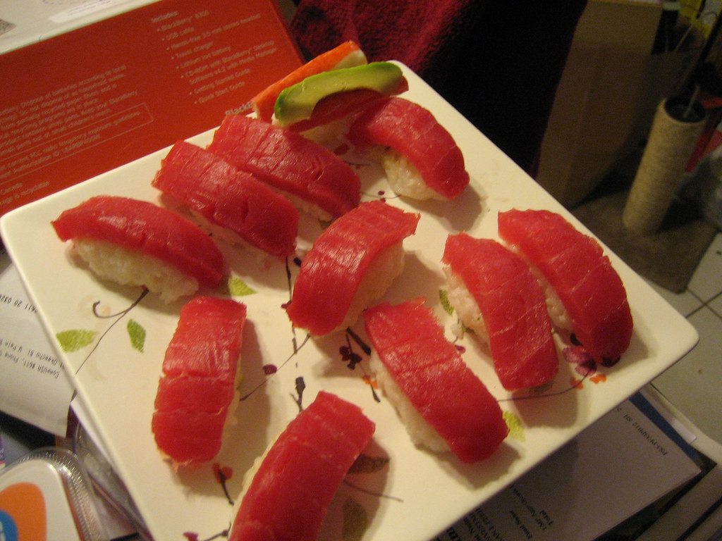 Tuna Nigiri Sushi Grade Tuna R L Flickr