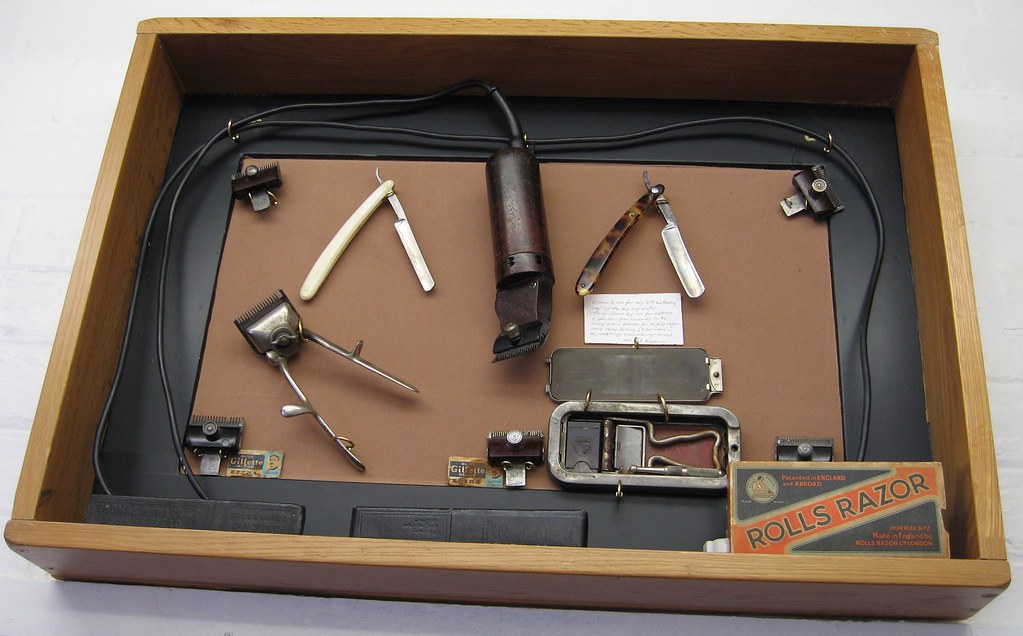 Antique Barbers Equipment Some of Orlando's collection of … Flickr