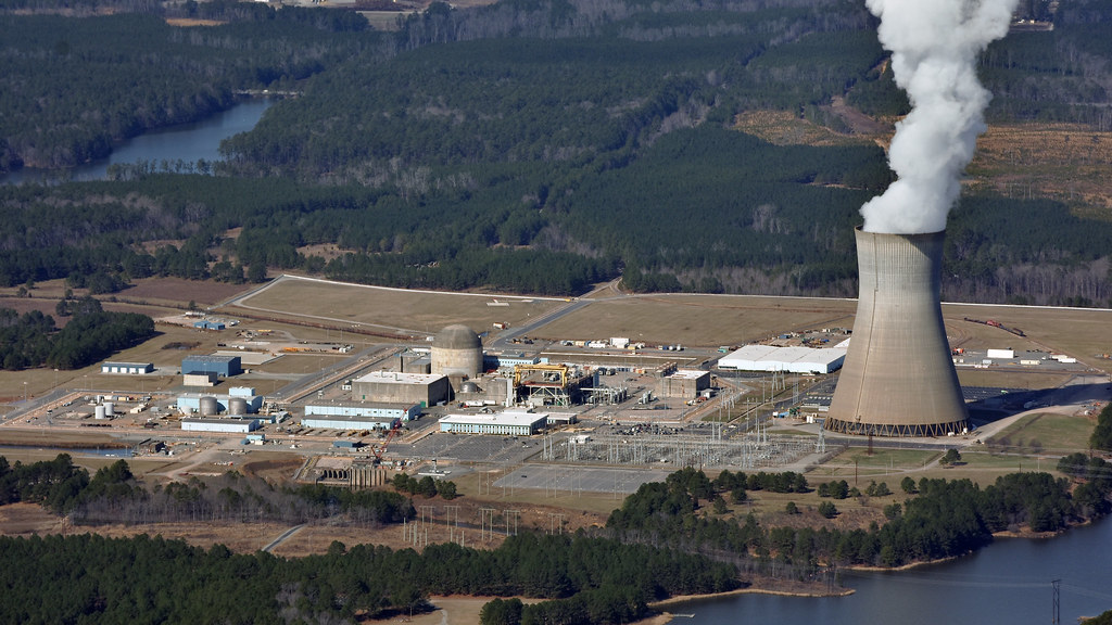 Shearon Harris Nuclear Power Plant Aerial photo of