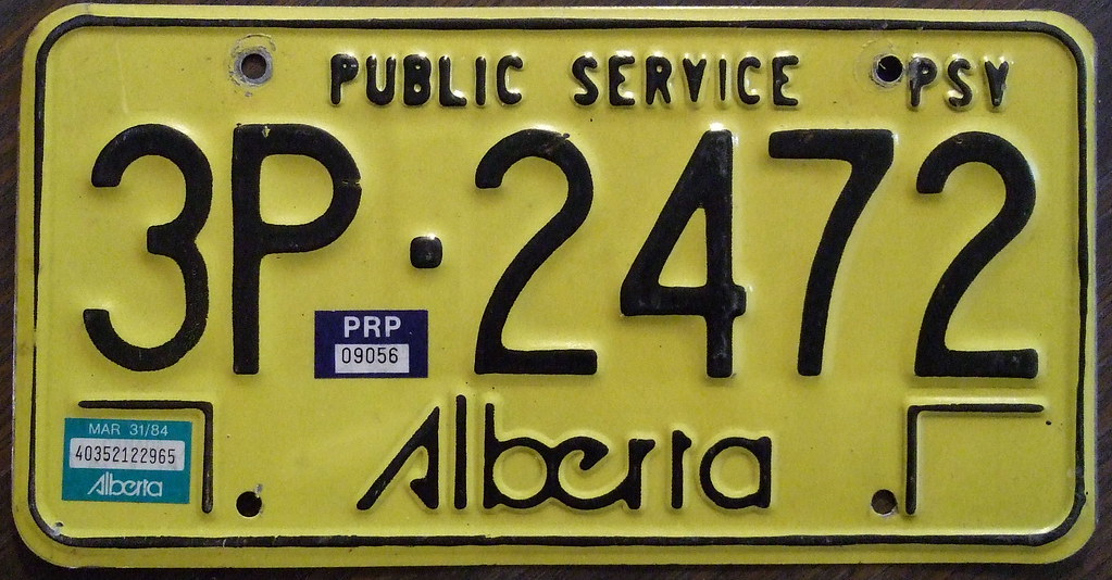 ALBERTA PRORATE (PRP) and APPORTIONED license plates Flickr