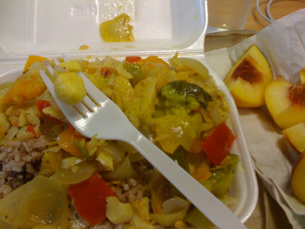 Lunch From the Jamaican food stall see the Osmosoft Grub… Flickr