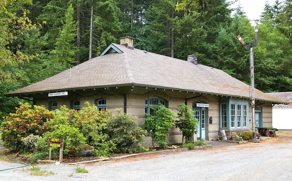 Tenino, WA train station Built by Northern Pacific in 1914… Flickr