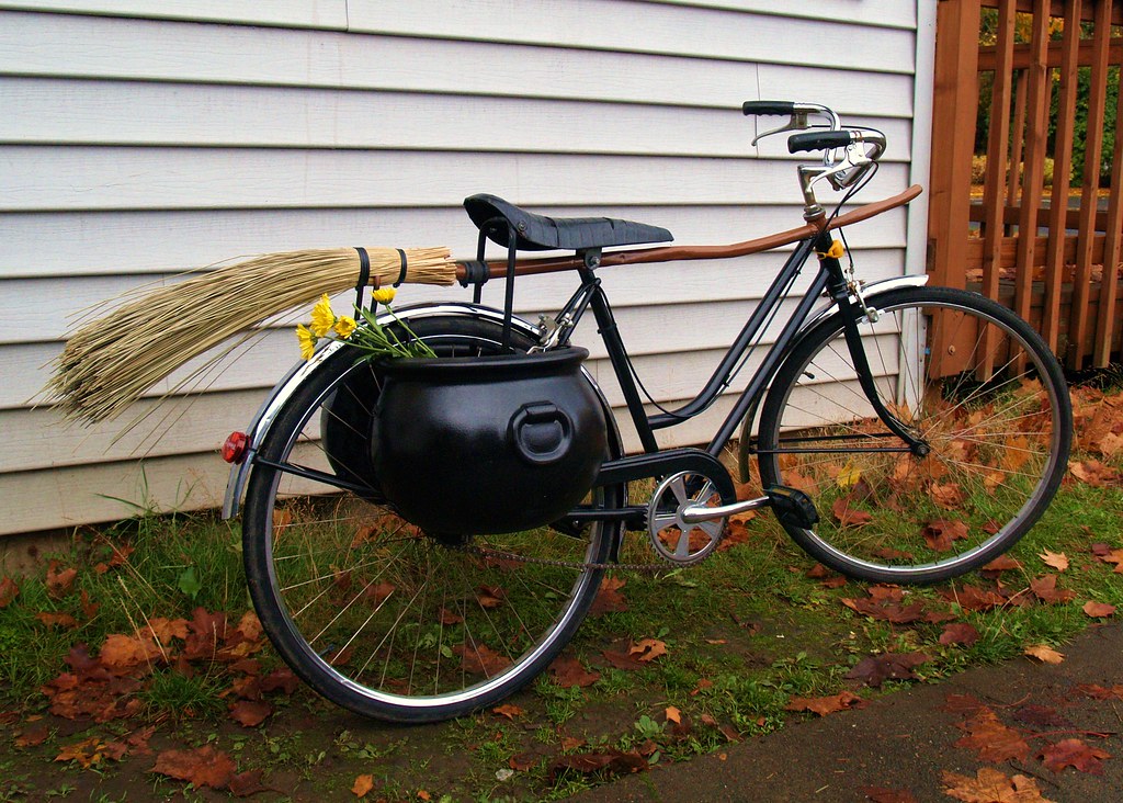 Broomstick Bike witch bike built for my wife tom labonty Flickr