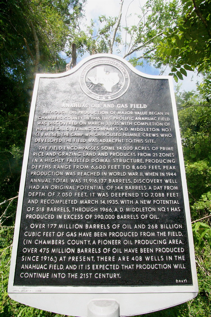 Anahuac oil field, Chambers County TX Anahuac Field is 5 … Flickr