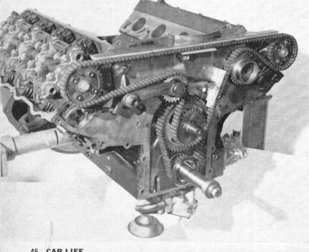 Ford SOHC 427 cam drive chain,1964 After NASCAR banned thi… Flickr