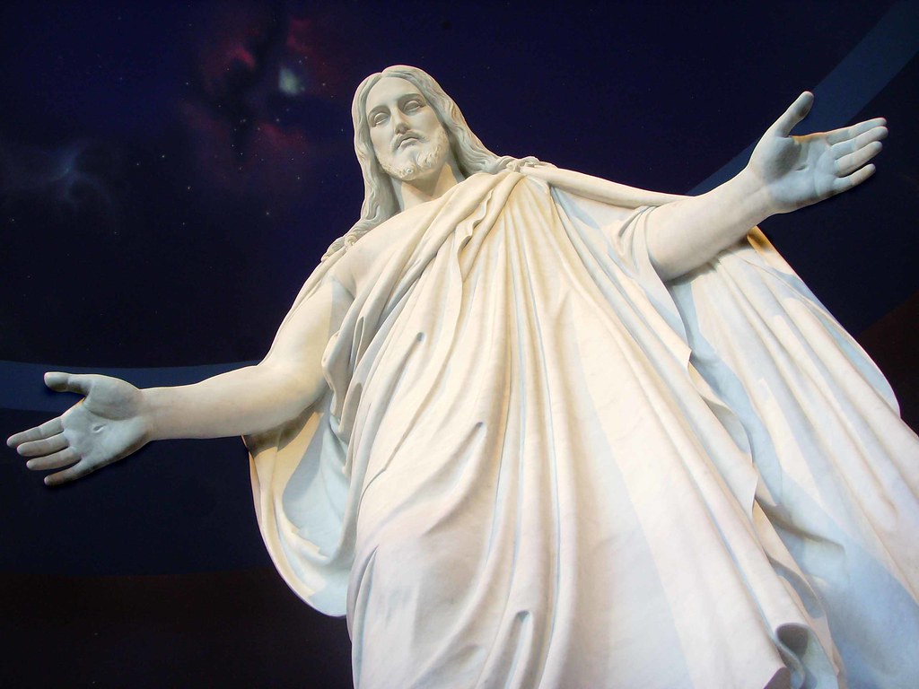 Jesus Christ Statue in Salt Lake City The statue of Jesus … Flickr