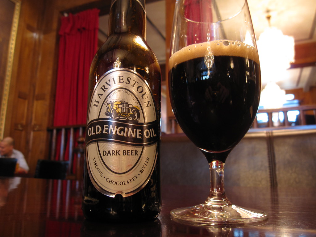 Old Engine Oil A bottle of Old Engine Oil Dark Beer from H… Flickr