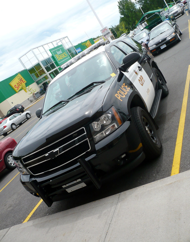 An OPP Chevy Tahoe police SUV. I very rarely see Ontario P… Flickr
