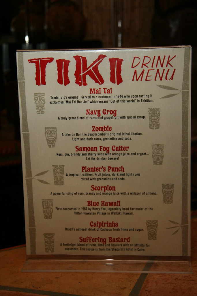 Drink Menu Bill was the bartender all night long. Recipes … Flickr