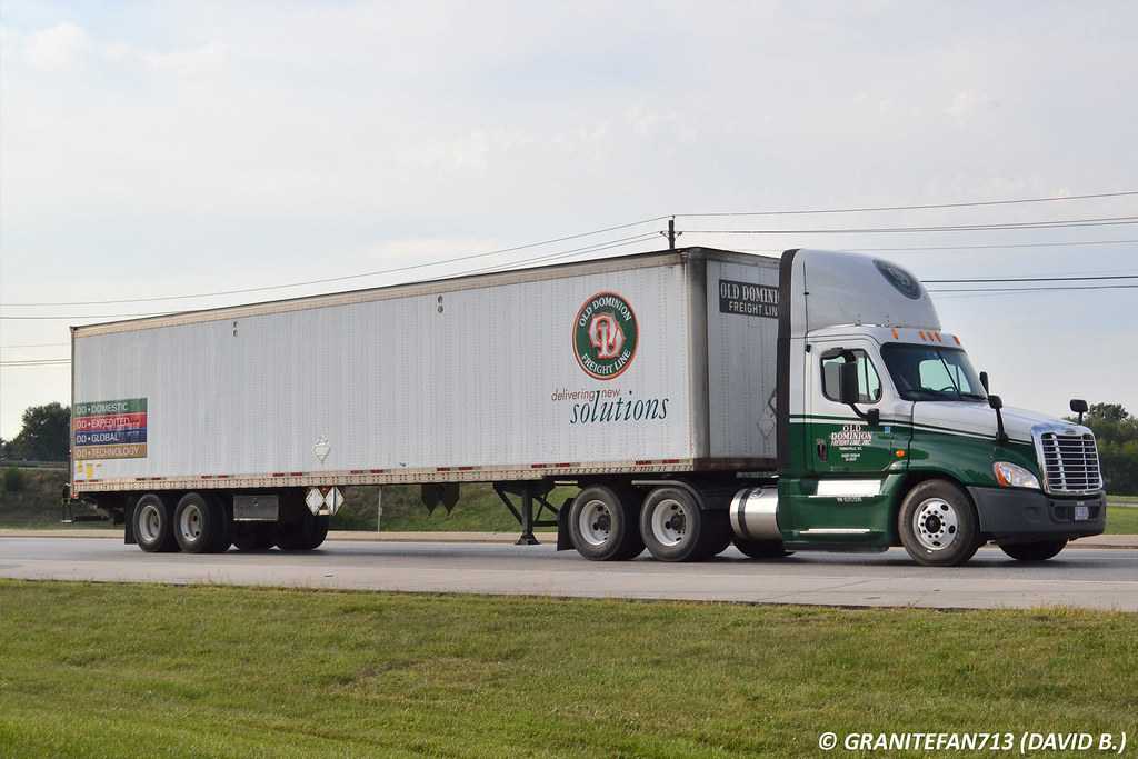 Old Dominion Freight Lines Freightliner Cascadia with a Va… Flickr