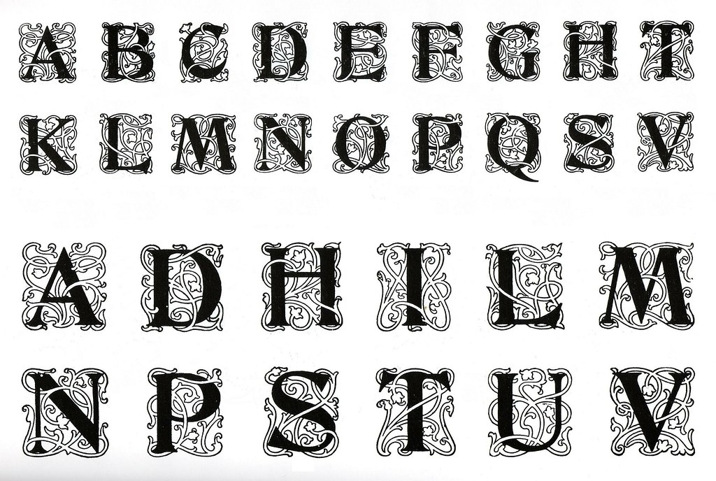 Ornamental Typography Revisited 026 bibliodyssey.blogspot.… Flickr
