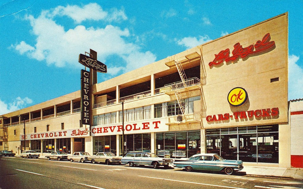 Les Vogel Chevrolet, San Francisco CA, 1960s Alden Jewell Flickr