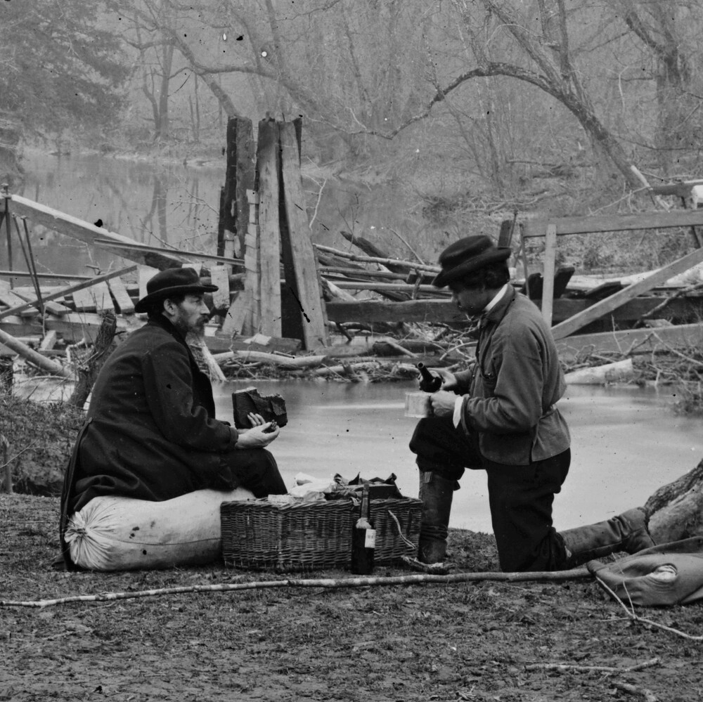(animated stereo) Picnic at Bull Run detail, 1862 To see t… Flickr
