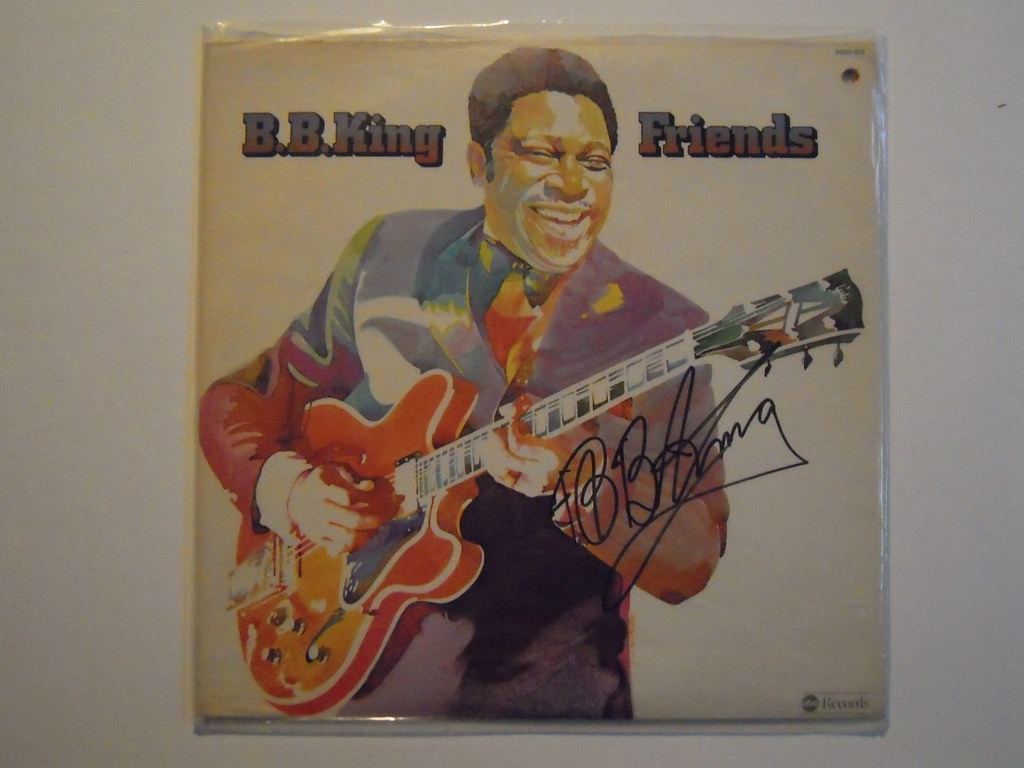 BB King Autographed "Friends" Album Joe Merchant Flickr