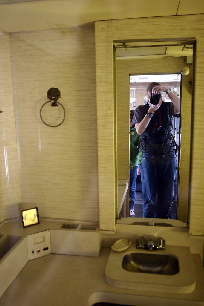 Air Force One Bathroom For presidential poops Flickr