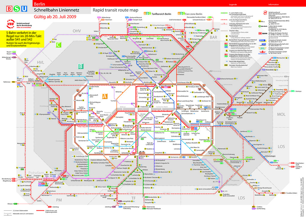 S Bahn Netz ab 20.Juli 2009 Die S Bahn geizt an Wartungsar… Flickr