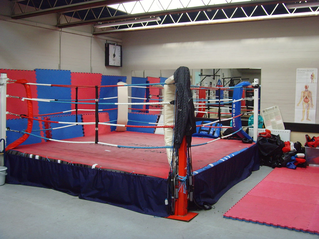 The Boxing Ring Inside the estate boxing gym. BBC World Service