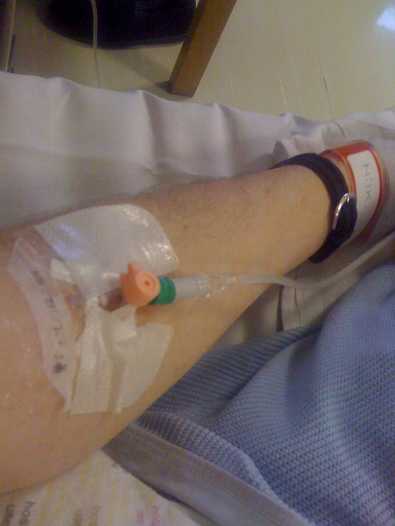 Canula (arm), Milk Allergy bracelet I'm allergic to milk, … Flickr