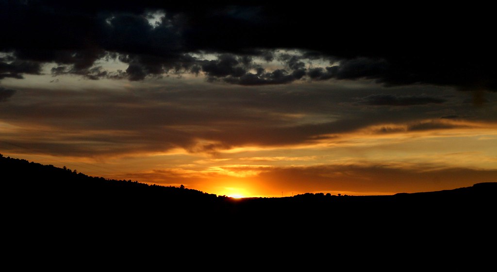 Smoky Sunset Near McKinnon Wyoming. arbyreed Flickr