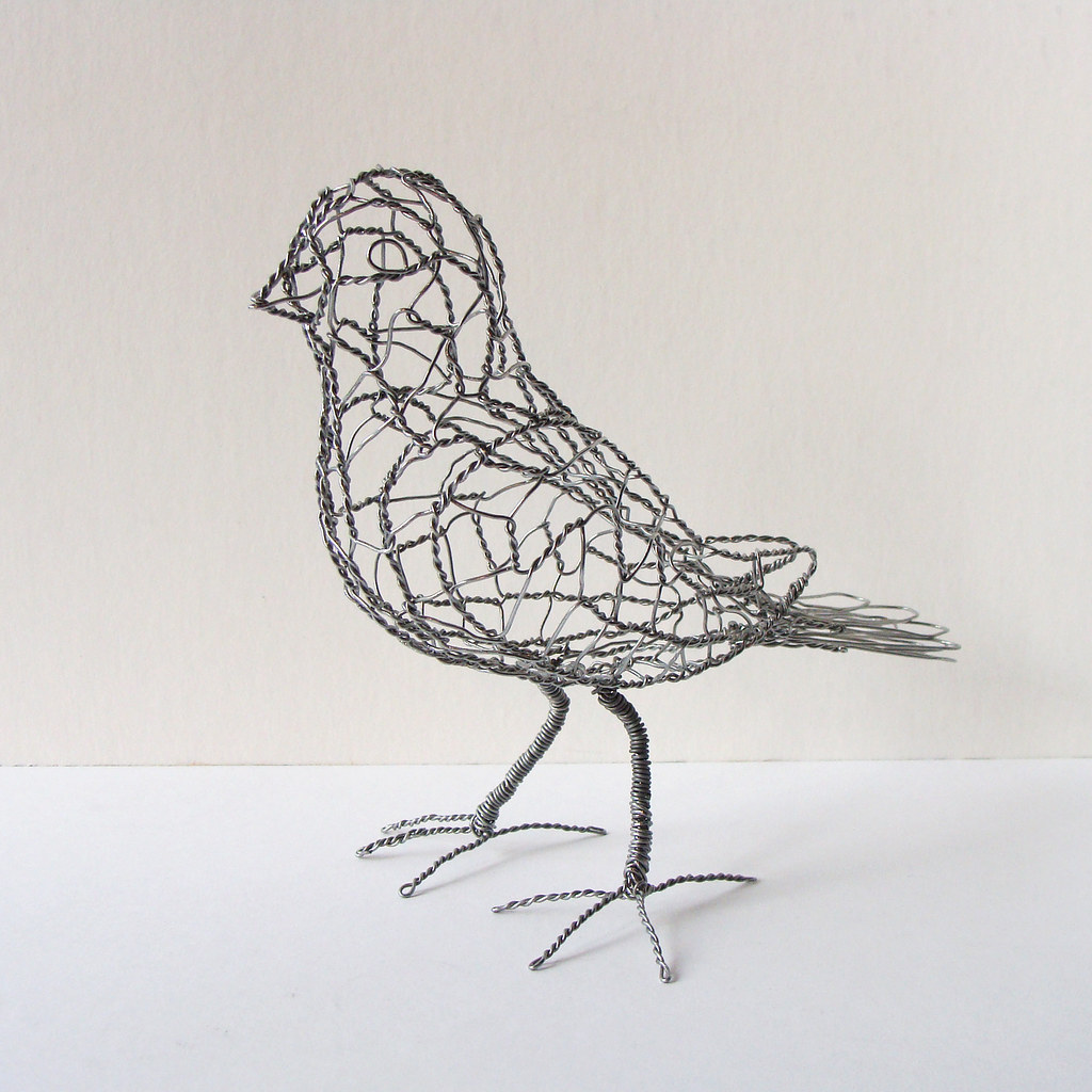 Wire Sculpture Bird B19_left_front One of 25 wire birds … Flickr