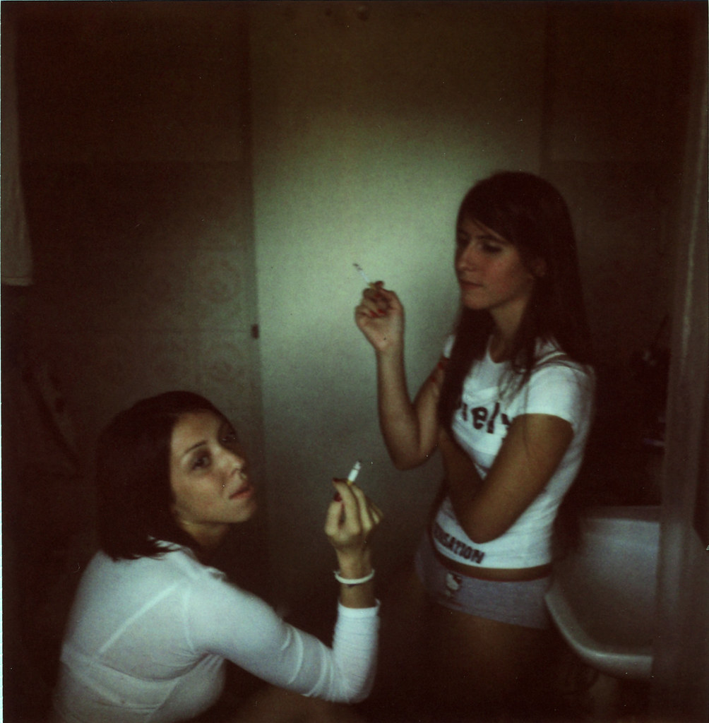 when we smoke in the bathroom. youth. polaroid SLR680 exp.… Flickr