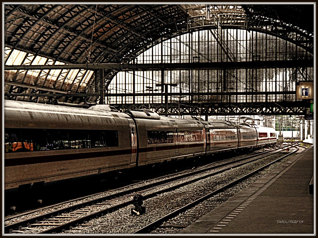 Amsterdam Train Station Amsterdam has a really neat old tr… Flickr