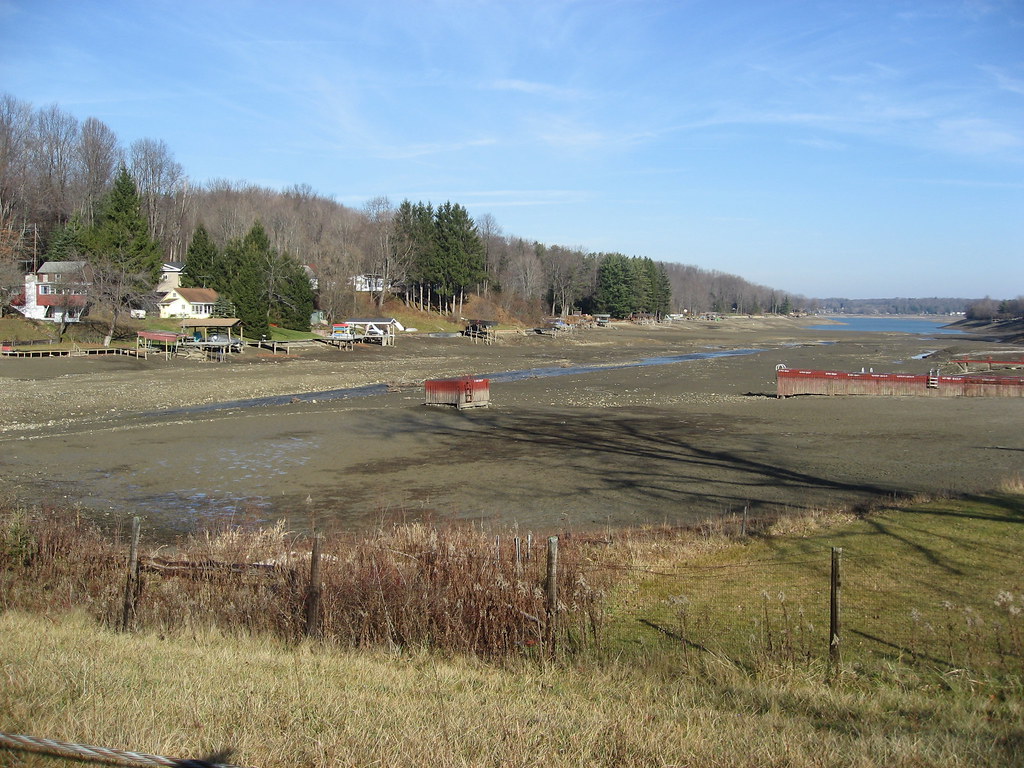 Rushford Lake Drained for Winter Taken from Hilcrest Roa… Flickr