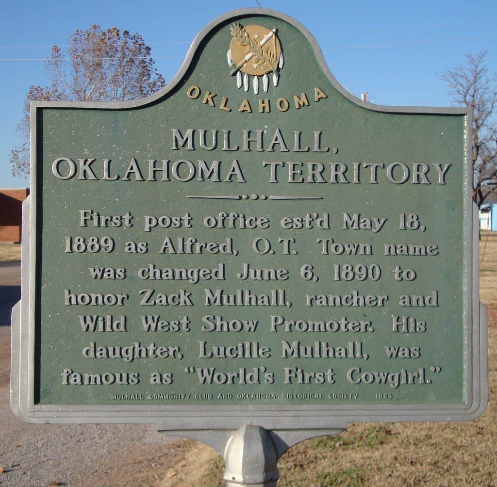 Mulhall, Oklahoma Territory Marker (Mulhall, Oklahoma) Flickr