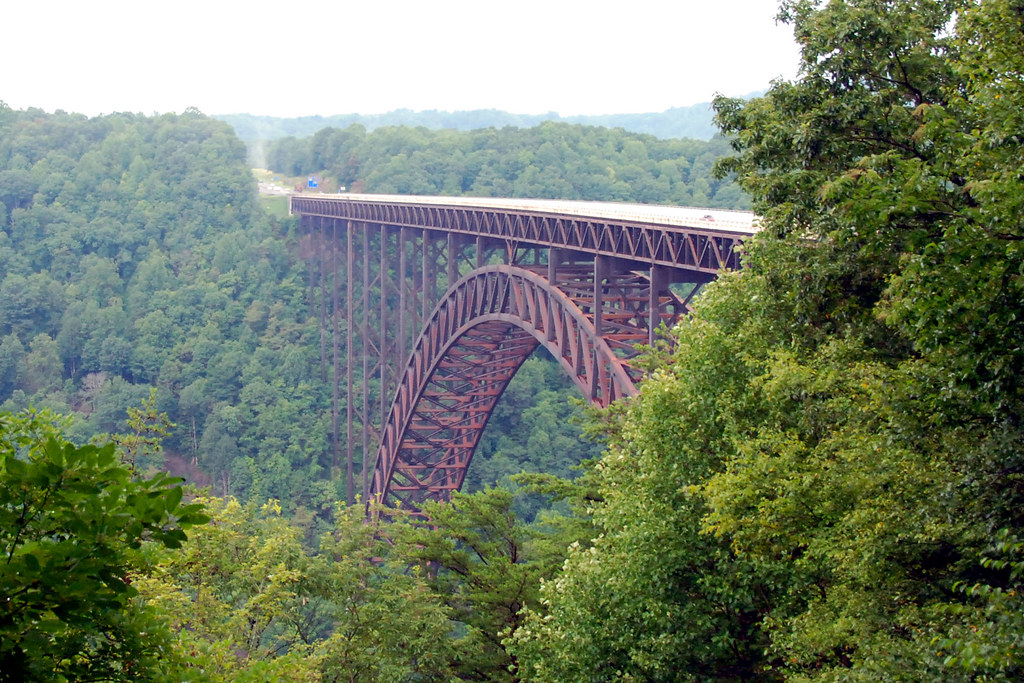 new river bridge New River by Gauley, West Virginia Tim Flickr
