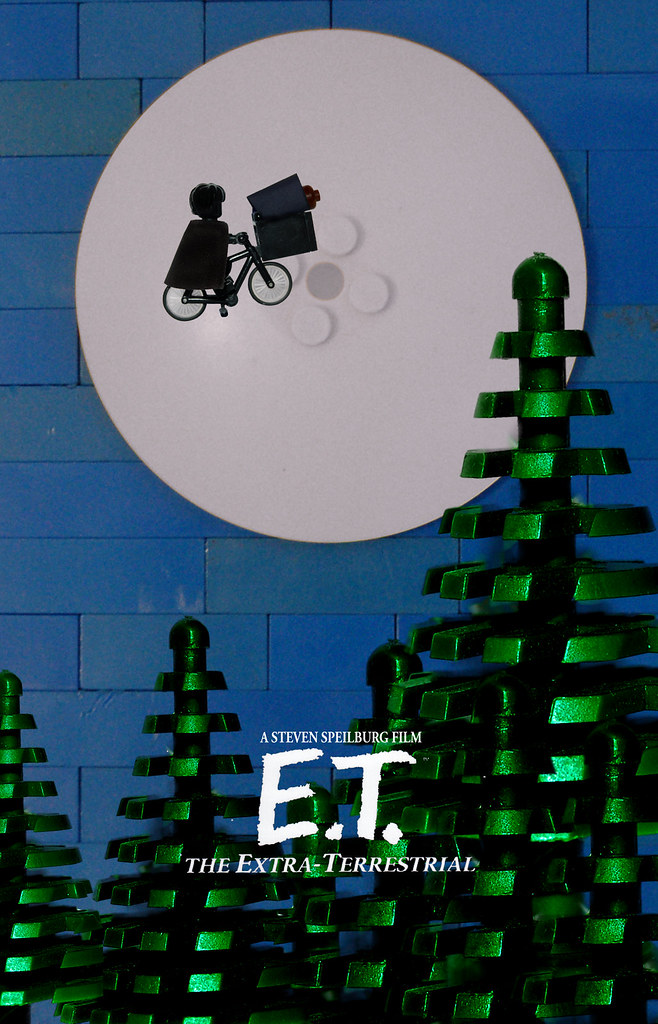 ET movie LEGO E.T The Extra Terrestrial Movie Poster