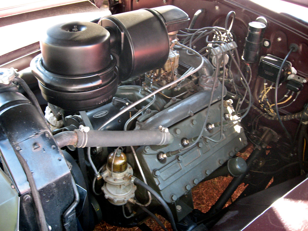 1941 Cadillac club coupe V8 engine Cadillac's 346 cu. in. … Flickr