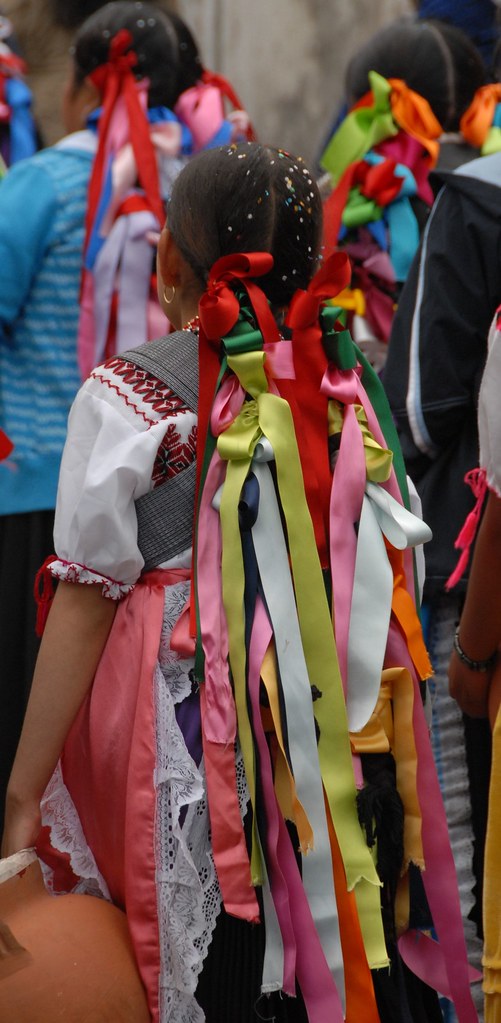 Braids with Ribbons Mexico The Purepecha women participati… Flickr