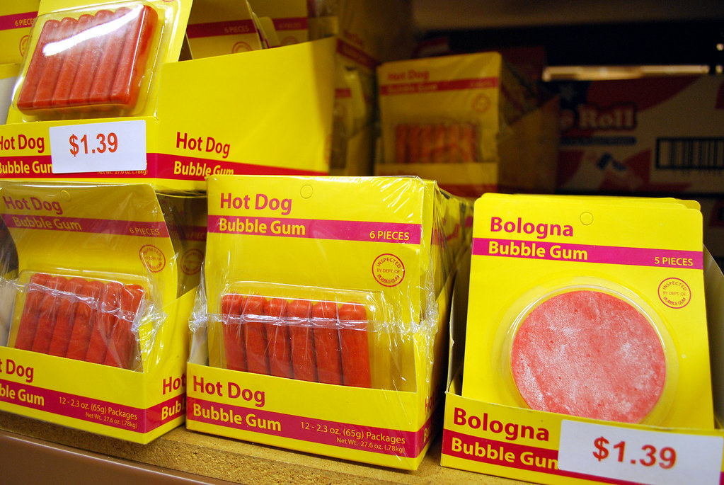BA Sweetie Hot Dog Bologna gum b.a. Sweetie, Brooklyn. Hot… Flickr