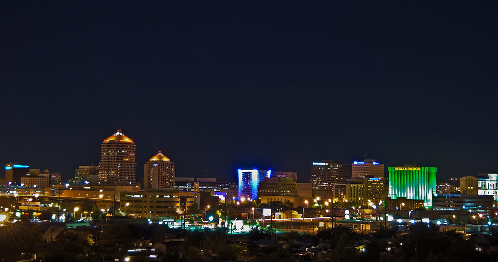 Albuquerque Skyline Skyline of Albuquerque New Mexico at n