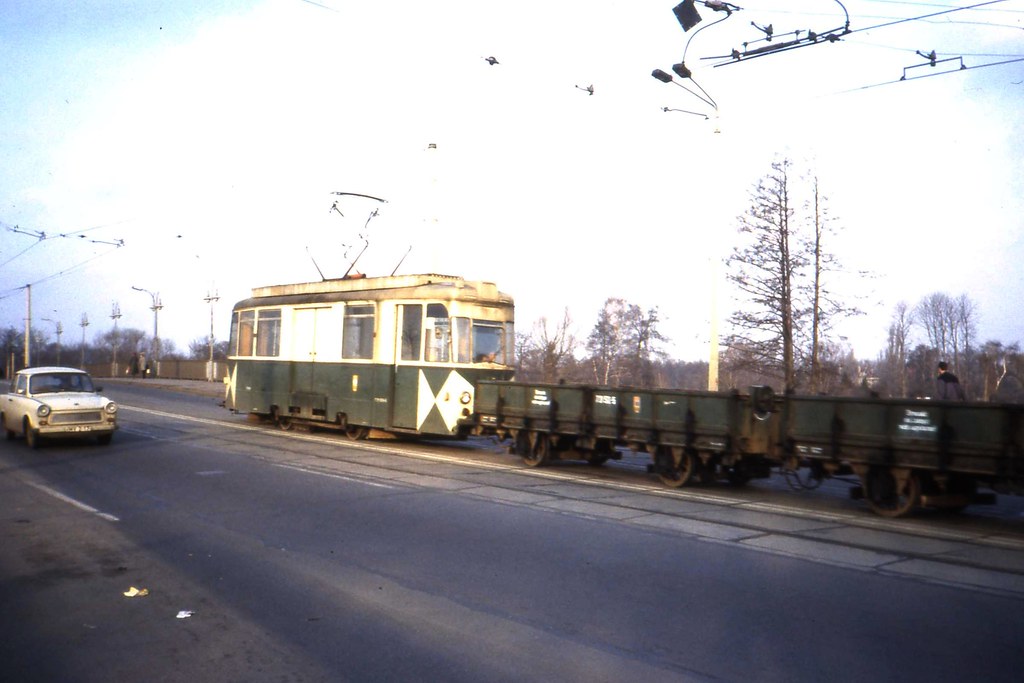Güterstraßenbahn Goods Tram, Berlin Köpenick, DDR,Jan 19… Flickr