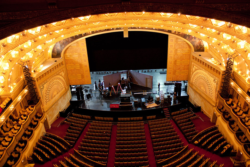 Auditorium Theatre Chicago Stage View 3th balcony4522 Flickr