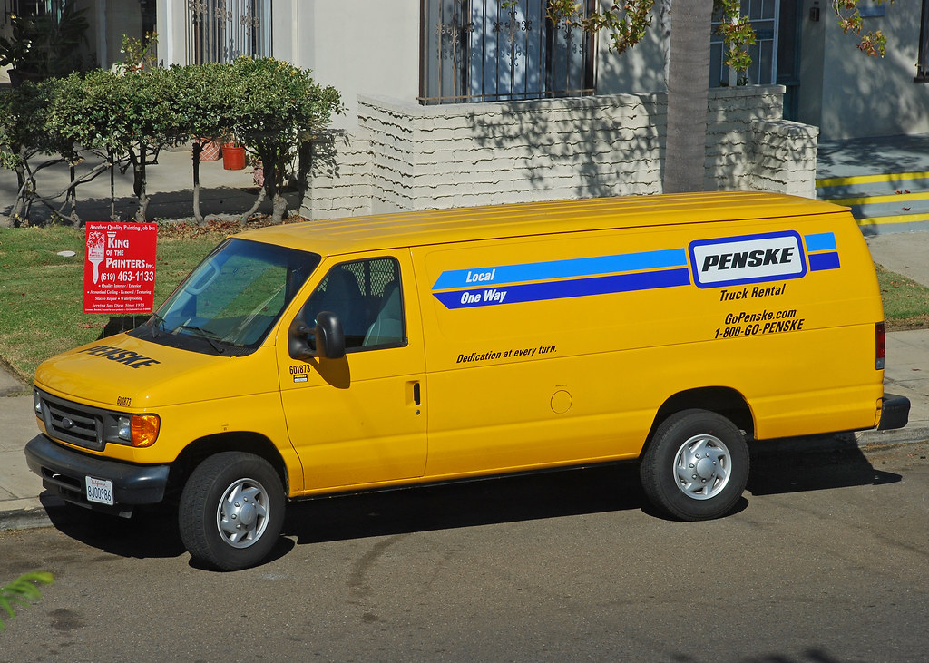 Penske Van Ford E350 rental van. So Cal Metro Flickr