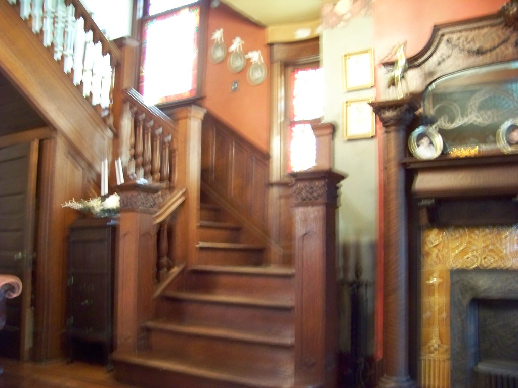 Aviston_IL19 Stair Hall of the William Twiss House, built… Flickr