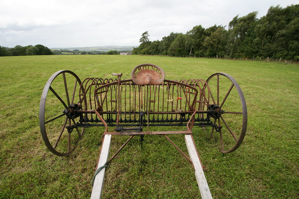 Old Farm Machinery Some horse drawn equipment, which looks… Flickr