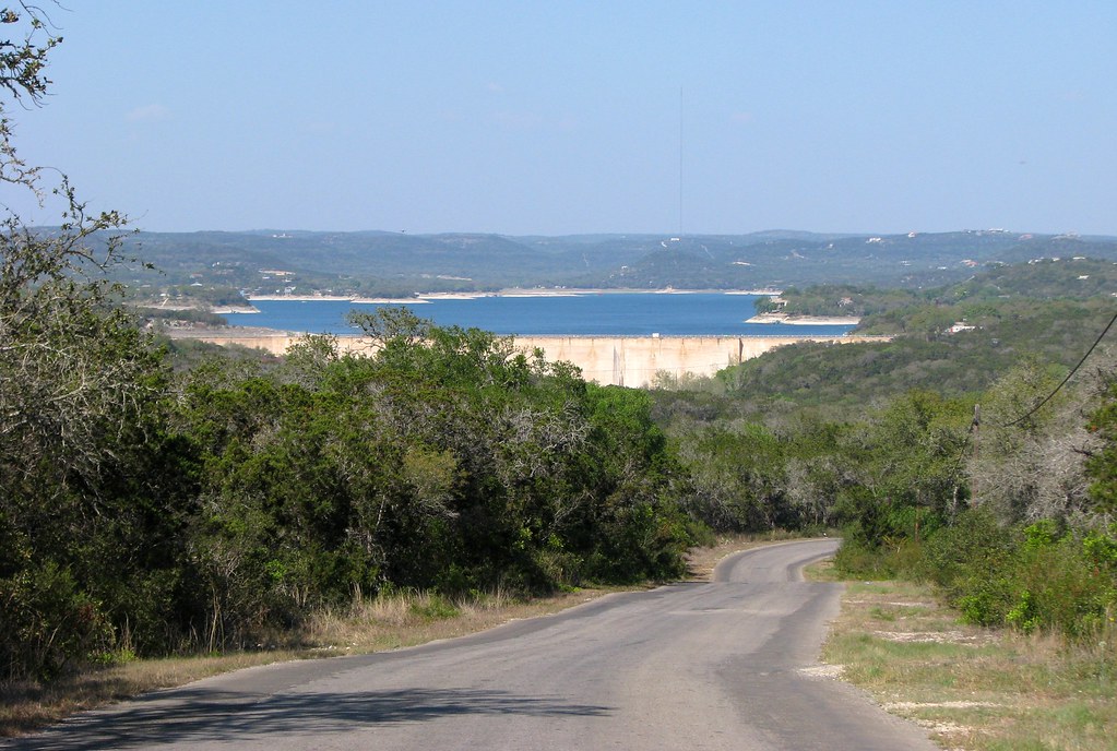 Medina Lake, Texas from Old Medina Dam Road comparison … Flickr