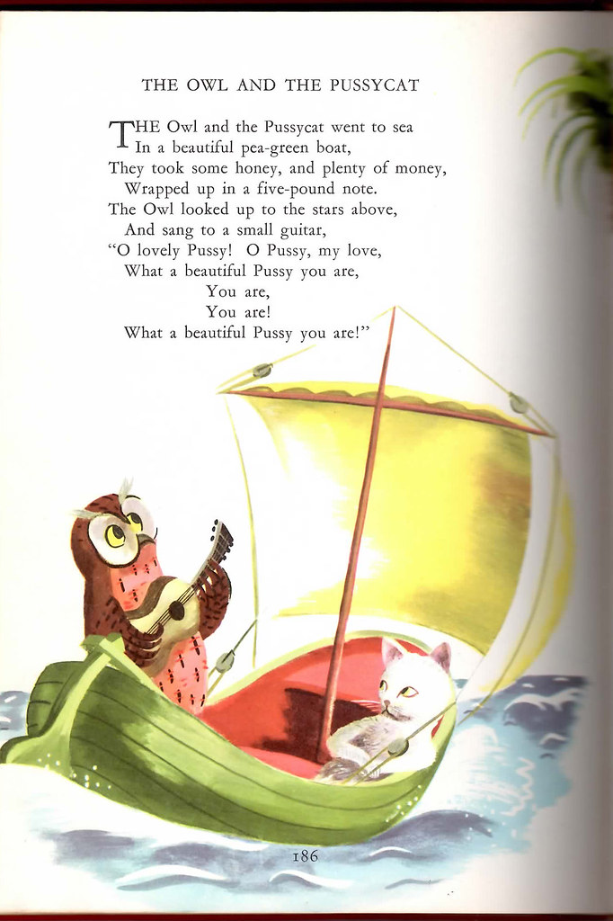 The Owl And The Pussycat Scanned from Childcraft Vol. 1