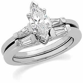 Heavenly Kiss Engagement Ring And Wedding Band A Marquise Flickr